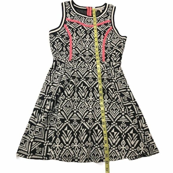 Jolt Jacquard High Neck Skater Sundress Navy NEW - Picture 4 of 6